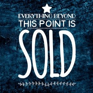 ⚠️SOLD⚠️ Thank you for visiting my closet😊💕